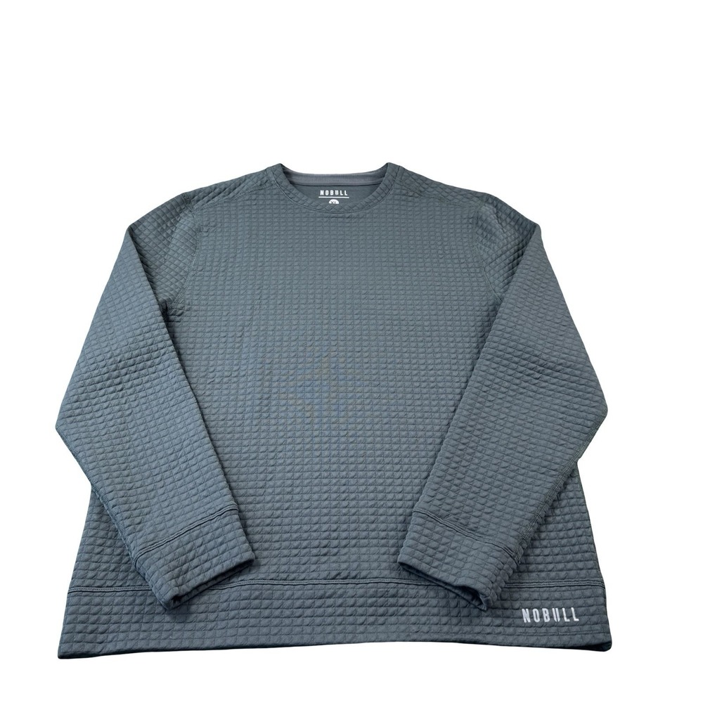 NOBULL Green Thermal Crewneck Mens L/S Performance Sweater Size XL